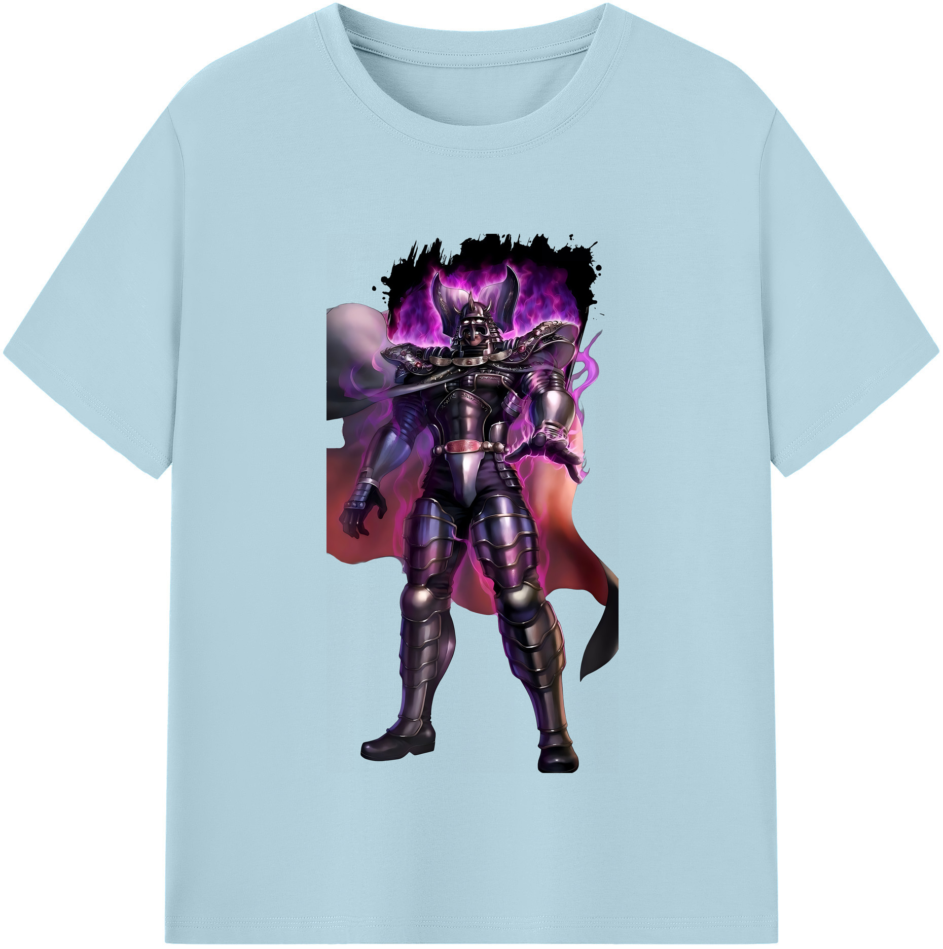 （画像用） 北斗の拳 Fist of the North Star 綿100％半袖Tシャツ（フロントプリント）